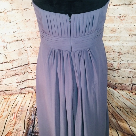 Bill levkoff Gray size 8 prime/bridesmaid gown - Picture 4 of 8